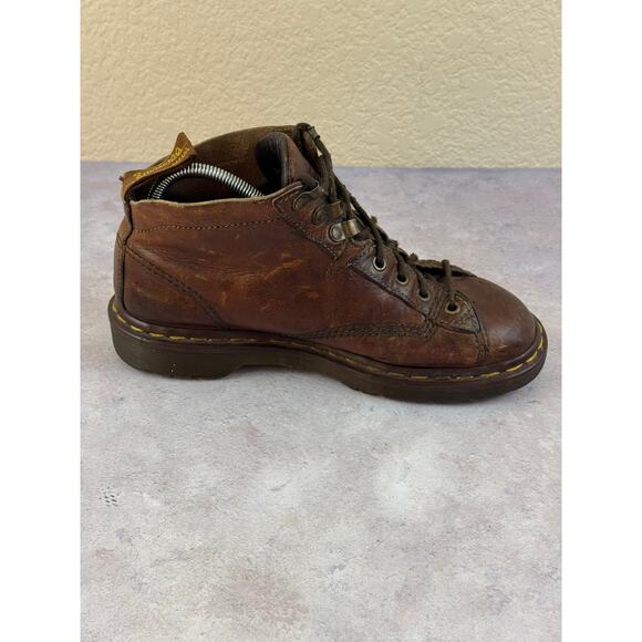 Dr Martens 8088 Brown Leather Boots UK 6 US 7 Lace Up Made in England Vintage main image 6